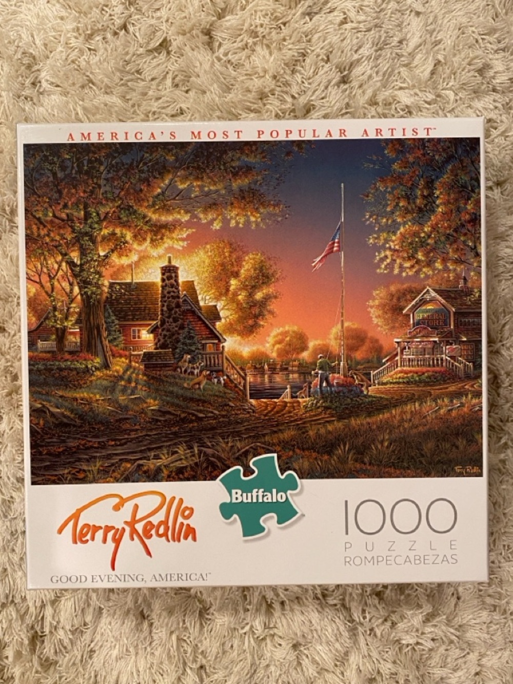 Terry Redlin 'Good Evening, America!' 1000-Piece Jigsaw Puzzle - Multi-Color